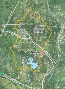 Figure 1: Watershed Map of Lake Marcel